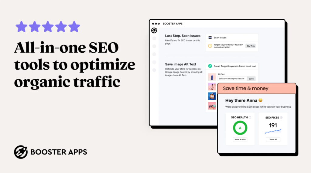 All-in-one SEO By Booster Apps - Best Shopify Apps